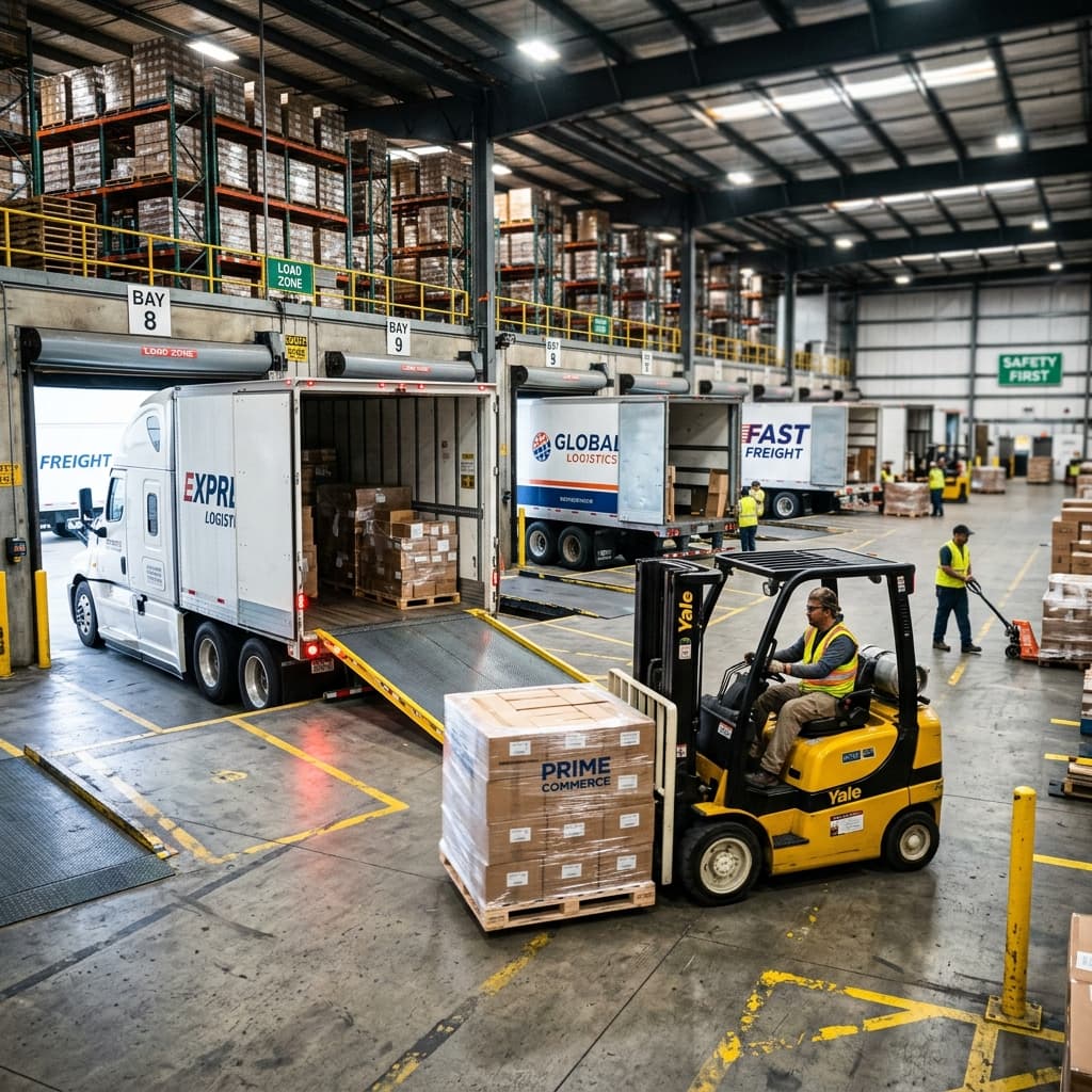 Commercial logistics and goods movement operations